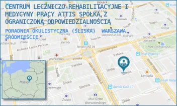 PORADNIA OKULISTYCZNA (ŚLISKA) - CENTRUM LECZNICZO-REHABILITACYJNE I MEDYCYNY PRACY ATTIS SPÓŁKA Z OGRANICZONĄ ODPOWIEDZIALNOŚCIĄ - ŚLISKA 5,  WARSZAWA ŚRÓDMIEŚCIE