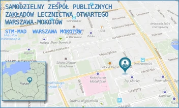 STM-MAD - SAMODZIELNY ZESPÓŁ PUBLICZNYCH ZAKŁADÓW LECZNICTWA OTWARTEGO WARSZAWA-MOKOTÓW - MADALIŃSKIEGO 13,  WARSZAWA MOKOTÓW