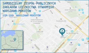 STM-SOC - SAMODZIELNY ZESPÓŁ PUBLICZNYCH ZAKŁADÓW LECZNICTWA OTWARTEGO WARSZAWA-MOKOTÓW - SOCZI 1,  WARSZAWA MOKOTÓW