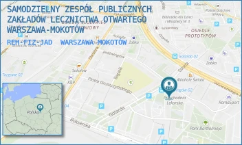 REH-FIZ-JAD - SAMODZIELNY ZESPÓŁ PUBLICZNYCH ZAKŁADÓW LECZNICTWA OTWARTEGO WARSZAWA-MOKOTÓW - JADŹWINGÓW 9,  WARSZAWA MOKOTÓW