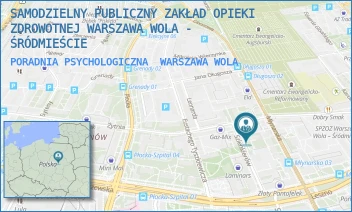 PORADNIA PSYCHOLOGICZNA - SAMODZIELNY PUBLICZNY ZAKŁAD OPIEKI ZDROWOTNEJ WARSZAWA WOLA - ŚRÓDMIEŚCIE - SZLENKIERÓW 10,  WARSZAWA WOLA