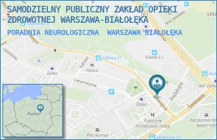 PORADNIA NEUROLOGICZNA - SAMODZIELNY PUBLICZNY ZAKŁAD OPIEKI ZDROWOTNEJ WARSZAWA-BIAŁOŁĘKA - MILENIJNA 4,  WARSZAWA BIAŁOŁĘKA