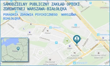 PORADNIA ZDROWIA PSYCHICZNEGO - SAMODZIELNY PUBLICZNY ZAKŁAD OPIEKI ZDROWOTNEJ WARSZAWA-BIAŁOŁĘKA - MILENIJNA 4,  WARSZAWA BIAŁOŁĘKA