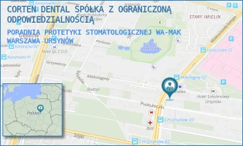 PORADNIA PROTETYKI STOMATOLOGICZNEJ WA-MAK - CORTEN DENTAL SPÓŁKA Z OGRANICZONĄ ODPOWIEDZIALNOŚCIĄ - MAKOLĄGWY 21/U4,  WARSZAWA URSYNÓW