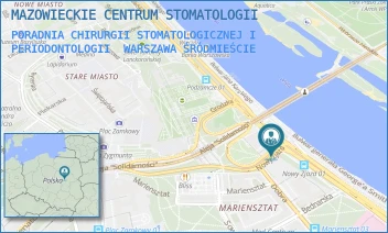 PORADNIA CHIRURGII STOMATOLOGICZNEJ I PERIODONTOLOGII - MAZOWIECKIE CENTRUM STOMATOLOGII - NOWY ZJAZD 1,  WARSZAWA ŚRÓDMIEŚCIE