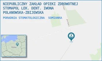 PORADNIA STOMATOLOGICZNA - NIEPUBLICZNY ZAKŁAD OPIEKI ZDROWOTNEJ STOMAPOL LEK. DENT. IWONA POLANOWSKA-ZBIJEWSKA - JANA PAWŁA II 105,  SOMIANKA
