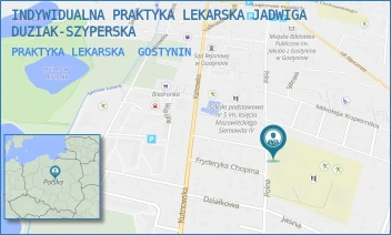 PRAKTYKA LEKARSKA - INDYWIDUALNA PRAKTYKA LEKARSKA JADWIGA DUZIAK-SZYPERSKA - POLNA 39,  GOSTYNIN