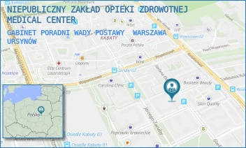 GABINET PORADNI WADY POSTAWY - MEDICAL OFFICE SPÓŁKA Z OGRANICZONĄ ODPOWIEDZIALNOŚCIĄ - STEFANA DEMBEGO 5/5,  WARSZAWA URSYNÓW