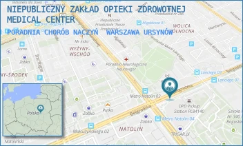 PORADNIA CHORÓB NACZYŃ - MEDICAL OFFICE SPÓŁKA Z OGRANICZONĄ ODPOWIEDZIALNOŚCIĄ - BELGRADZKA 48/7,  WARSZAWA URSYNÓW
