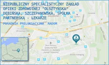 PORADNIA PRELUKSACYJNA - NIEPUBLICZNY SPECJALISTYCZNY ZAKŁAD OPIEKI ZDROWOTNEJ "OLSZTYŃSKA" DĘBIŃSKA, SZCZEPANOWSKA, SPÓŁKA PARTNERSKA - LEKARZE - OLSZTYŃSKA 33A,  RADOM