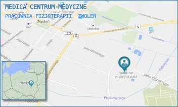 PRACOWNIA FIZJOTERAPII - MEDICA CENTRUM MEDYCZNE - KILIŃSKIEGO 50,  ZWOLEŃ