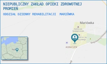 ODDZIAŁ DZIENNY REHABILITACJI - NIEPUBLICZNY ZAKŁAD OPIEKI ZDROWOTNEJ PROMIEŃ - 1,  MARIÓWKA