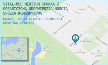 GABINET REHABILITACJI LECZNICZEJ - VITAL-MED MERITUM SPÓŁKA Z OGRANICZONĄ ODPOWIEDZIALNOŚCIĄ SPÓŁKA KOMANDYTOWA - SPACEROWA 2,  GARBATKA-LETNISKO