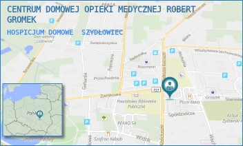 HOSPICJUM DOMOWE - CENTRUM DOMOWEJ OPIEKI MEDYCZNEJ ROBERT GROMEK - TADEUSZA KOŚCIUSZKI 204,  SZYDŁOWIEC