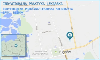 INDYWIDUALNA PRAKTYKA LEKARSKA MAŁGORZATA BRUC - INDYWIDUALNA PRAKTYKA LEKARSKA MAŁGORZATA BRUC - DOLNA 3,  BŁĘDÓW