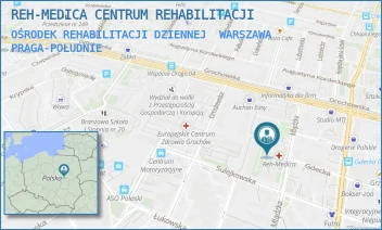 OŚRODEK REHABILITACJI DZIENNEJ - SED E. NOWACKA, D. WRÓBLEWSKA SPÓŁKA JAWNA - MLĄDZKA 27 A,  WARSZAWA PRAGA-POŁUDNIE