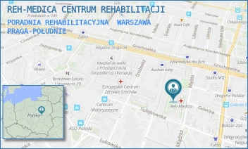 PORADNIA REHABILITACYJNA - SED E. NOWACKA, D. WRÓBLEWSKA SPÓŁKA JAWNA - MLĄDZKA 27 A,  WARSZAWA PRAGA-POŁUDNIE