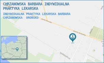 INDYWIDUALNA PRAKTYKA LEKARSKA BARBARA CHRZANOWSKA - CHRZANOWSKA BARBARA INDYWIDUALNA PRAKTYKA LEKARSKA - BRANDTA 10/1,  OROŃSKO