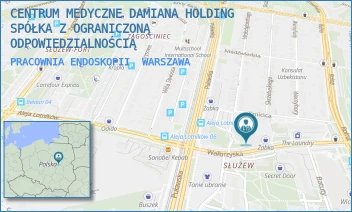 PRACOWNIA ENDOSKOPII - CENTRUM MEDYCZNE DAMIANA HOLDING SP. Z O.O. - WAŁBRZYSKA 46,  WARSZAWA
