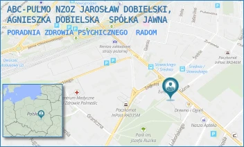 PORADNIA ZDROWIA PSYCHICZNEGO - ABC-PULMO NZOZ JAROSŁAW DOBIELSKI, AGNIESZKA DOBIELSKA  SPÓŁKA JAWNA - JULIUSZA SŁOWACKIEGO 64/2,  RADOM