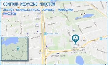 ZESPÓŁ REHABILITACJI DOMOWEJ - CENTRUM MEDYCZNE MOKOTÓW - LUDOWA 6,  WARSZAWA MOKOTÓW