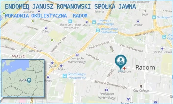 PORADNIA OKULISTYCZNA - ENDOMED JANUSZ ROMANOWSKI SPÓŁKA JAWNA - JANA KILIŃSKIEGO 6,  RADOM