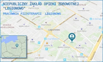 PRACOWNIA FIZJOTERAPII - NIEPUBLICZNY ZAKŁAD OPIEKI ZDROWOTNEJ "LEGIONOWO" - SOWIŃSKIEGO 4,  LEGIONOWO