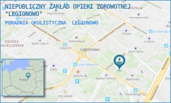 PORADNIA OKULISTYCZNA - NIEPUBLICZNY ZAKŁAD OPIEKI ZDROWOTNEJ "LEGIONOWO" - SOWIŃSKIEGO 4,  LEGIONOWO