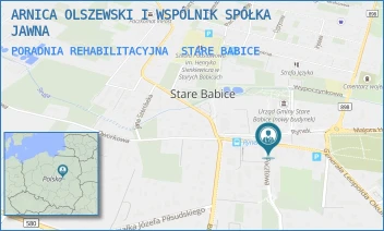 PORADNIA REHABILITACYJNA - ARNICA OLSZEWSKI I WSPÓLNIK SPÓŁKA JAWNA - RYNEK 10,  STARE BABICE