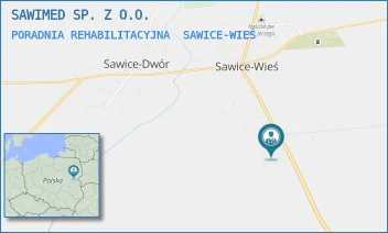 PORADNIA REHABILITACYJNA - SAWIMED SP. Z O.O. - SAWICE-WIEŚ 19,  SAWICE-WIEŚ