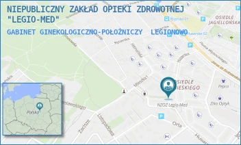 GABINET GINEKOLOGICZNO-POŁOŻNICZY - NIEPUBLICZNY ZAKŁAD OPIEKI ZDROWOTNEJ "LEGIO-MED" - HUSARSKA 14,  LEGIONOWO