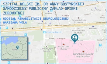 ODDZIAŁ REHABILITACJI NEUROLOGICZNEJ - SZPITAL WOLSKI IM. DR ANNY GOSTYŃSKIEJ SAMODZIELNY PUBLICZNY ZAKŁAD OPIEKI ZDROWOTNEJ - MARCINA KASPRZAKA 17,  WARSZAWA WOLA
