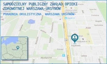 PORADNIA OKULISTYCZNA - SAMODZIELNY PUBLICZNY ZAKŁAD OPIEKI ZDROWOTNEJ WARSZAWA-URSYNÓW - KAJAKOWA 12,  WARSZAWA URSYNÓW