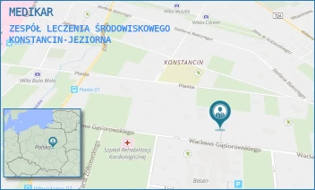 ZESPÓŁ LECZENIA ŚRODOWISKOWEGO - MEDIKAR - WACŁAWA GĄSIOROWSKIEGO 15,  KONSTANCIN-JEZIORNA