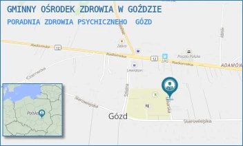 PORADNIA ZDROWIA PSYCHICZNEHO - GMINNY OŚRODEK ZDROWIA W GOŹDZIE - LEKARSKA 4,  GÓZD
