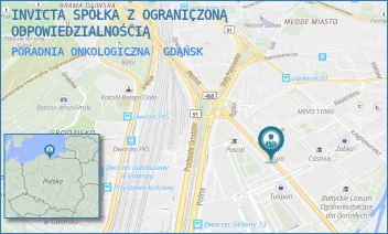 PORADNIA ONKOLOGICZNA - INVICTA SPÓŁKA Z OGRANICZONĄ ODPOWIEDZIALNOŚCIĄ - UL. RAJSKA 10,  GDAŃSK