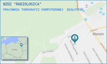 PRACOWNIA TOMOGRAFII KOMPUTEROWEJ - NZOZ "RADIOLOGICA" - ADAMA MICKIEWICZA 25,  BIAŁYSTOK