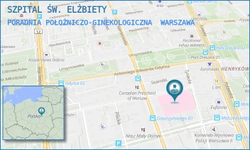 PORADNIA POŁOŻNICZO-GINEKOLOGICZNA - SZPITAL ŚW. ELŻBIETY - SEWERYNA GOSZCZYŃSKIEGO 1,  WARSZAWA