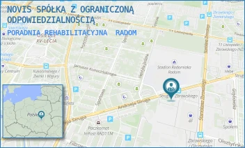 PORADNIA REHABILITACYJNA - NOVIS SPÓŁKA Z OGRANICZONĄ ODPOWIEDZIALNOŚCIĄ - STRUGA 60,  RADOM