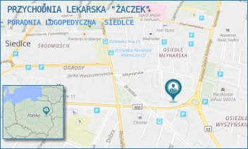 PORADNIA LOGOPEDYCZNA - PRZYCHODNIA LEKARSKA "ŻACZEK" - PRYMASA STEFANA WYSZYŃSKIEGO 18,  SIEDLCE
