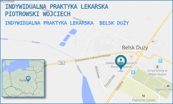INDYWIDUALNA PRAKTYKA LEKARSKA - INDYWIDUALNA PRAKTYKA LEKARSKA PIOTROWSKI WOJCIECH - SZKOLNA 4,  BELSK DUŻY