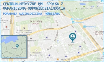 PORADNIA AUDIOLOGICZNA - CENTRUM MEDYCZNE MML SPOŁKA Z OGRANICZONĄ ODPOWIEDZIALNOŚCIĄ - BAGNO WEJŚCIE E 2/3,  WARSZAWA