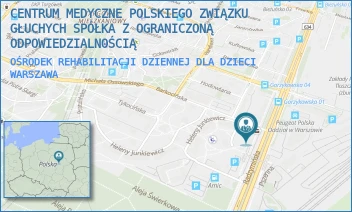 OŚRODEK REHABILITACJI DZIENNEJ DLA DZIECI - CENTRUM MEDYCZNE POLSKIEGO ZWIĄZKU GŁUCHYCH SPÓŁKA Z OGRANICZONĄ ODPOWIEDZIALNOŚCIĄ - RADZYMIŃSKA 101/103,  WARSZAWA