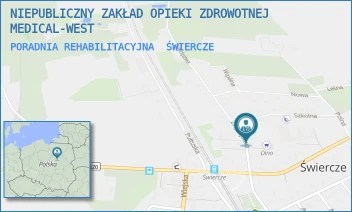PORADNIA REHABILITACYJNA - NIEPUBLICZNY ZAKŁAD OPIEKI ZDROWOTNEJ MEDICAL-WEST - ZWYCIĘSTWA 28 A,  ŚWIERCZE