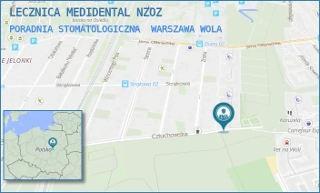 PORADNIA STOMATOLOGICZNA - LECZNICA MEDIDENTAL NZOZ - CZŁUCHOWSKA 2A/U1,  WARSZAWA WOLA