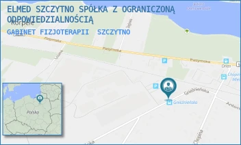 GABINET FIZJOTERAPII - ELMED SZCZYTNO SPÓŁKA Z OGRANICZONĄ ODPOWIEDZIALNOŚCIĄ - GNIEŹNIEŃSKA 2,  SZCZYTNO