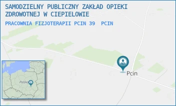 PRACOWNIA FIZJOTERAPII PCIN 39 - SAMODZIELNY PUBLICZNY ZAKŁAD OPIEKI ZDROWOTNEJ W CIEPIELOWIE - 39,  PCIN