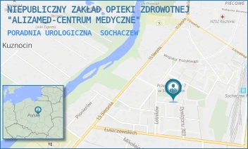 PORADNIA UROLOGICZNA - NIEPUBLICZNY ZAKŁAD OPIEKI ZDROWOTNEJ "ALIZAMED-CENTRUM MEDYCZNE" - DYWIZJONU 303 5,  SOCHACZEW