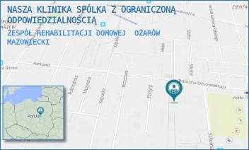ZESPÓŁ REHABILITACJI DOMOWEJ - NASZA KLINIKA SPÓLKA Z OGRANICZONĄ ODPOWIEDZIALNOŚCIĄ - ROMANA DMOWSKIEGO 39,  OŻARÓW MAZOWIECKI