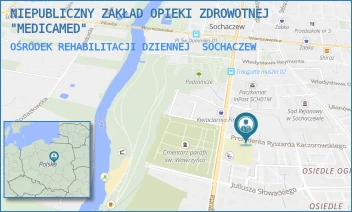 OŚRODEK REHABILITACJI DZIENNEJ - NIEPUBLICZNY ZAKŁAD OPIEKI ZDROWOTNEJ "MEDICAMED" - HANKI SAWICKIEJ 3A,  SOCHACZEW
